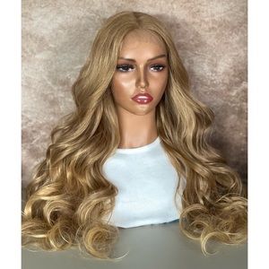 Golden Blonde Bodywave Lace Front Wig